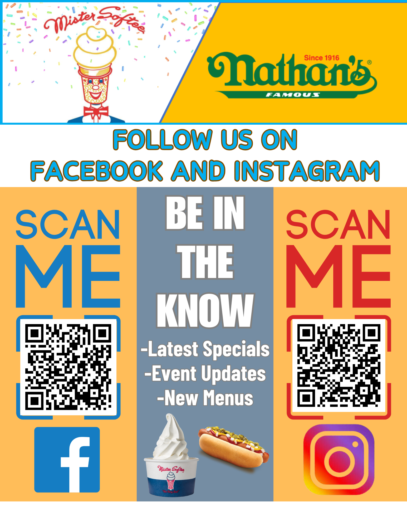 Mr Softee Nathans Instagram Facebook